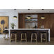 Hendrix 27.25 inch Black / Yellow Gold Swivel Counter Stool, Swivel